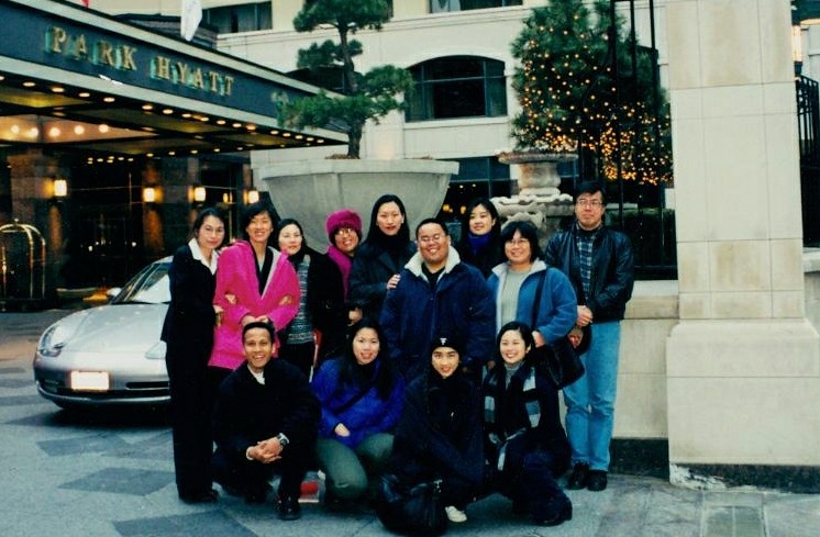 First MA cohort with Faculty, AAAS Conference, Toronto (2001)