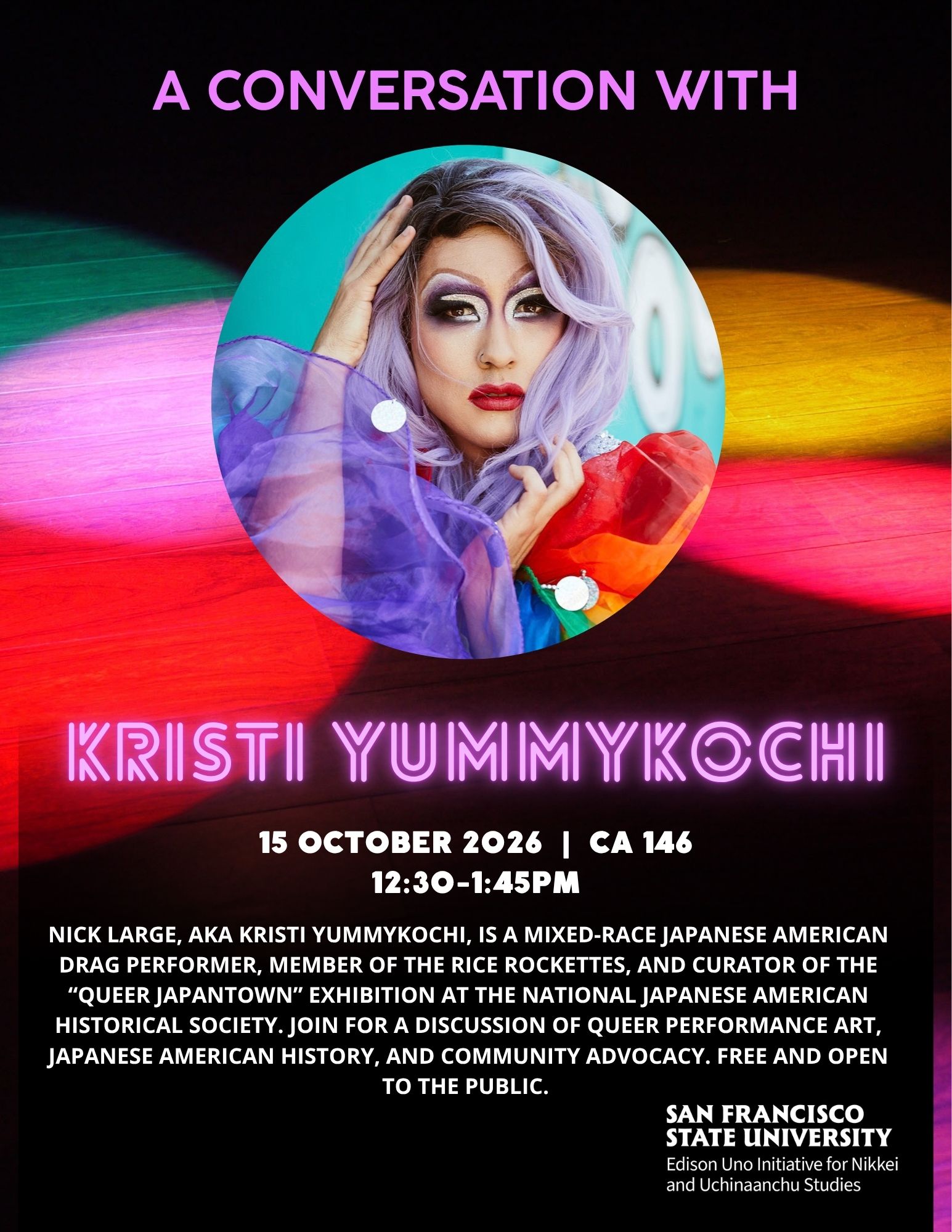 Kristi Yummykochi in drag.