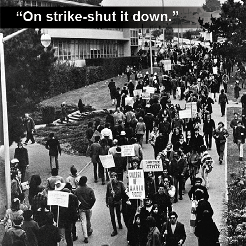 SF State historical student strike 1968-69