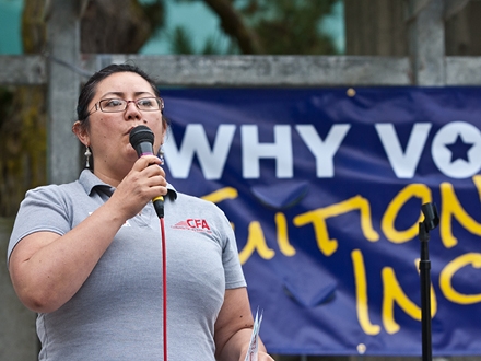 speaker at an event